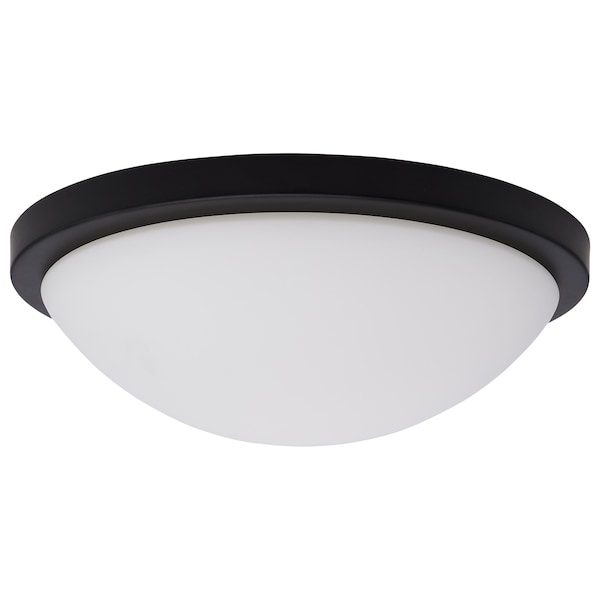 Nuvo Button, 11 Inch LED Flush Mount Fixture, Matte Black Finish, CCT Selectable, 120 Volts 62/1942 - main